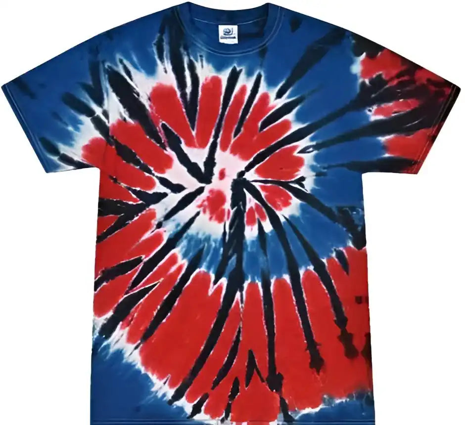 Colortone 1000 Multi-color Tie-dyed T-shirt - Independence