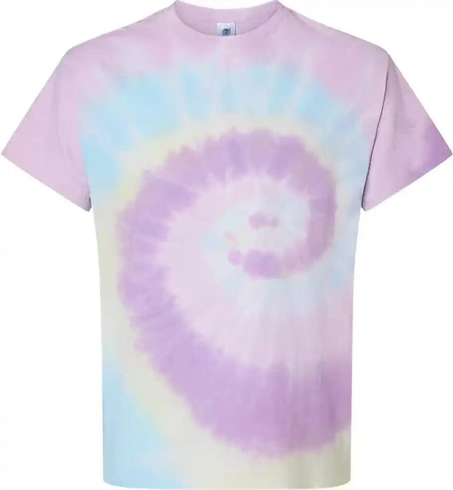 Colortone 1000 Multi Color Tie Dyed t Shirt Jelly Bean