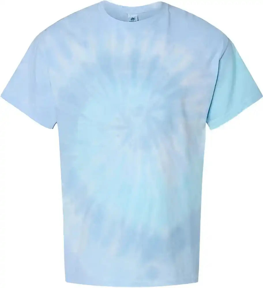 Colortone 1000 Multi-color Tie-dyed T-shirt - Lagoon