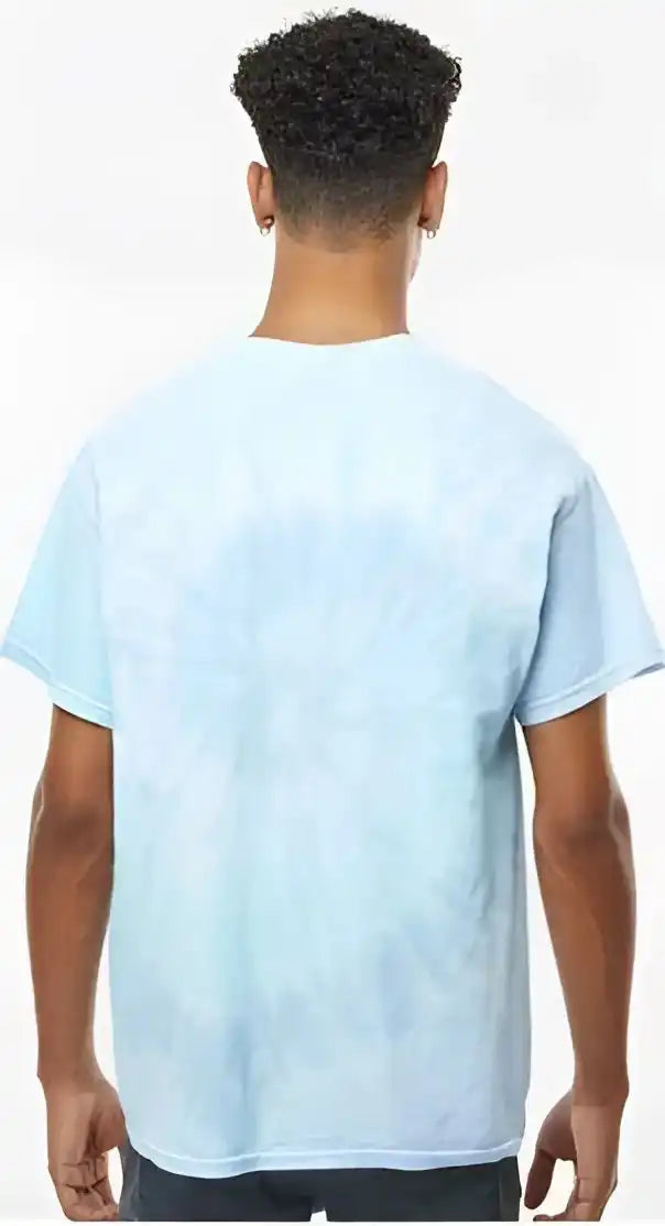 Colortone 1000 Multi-color Tie-dyed T-shirt - Lagoon