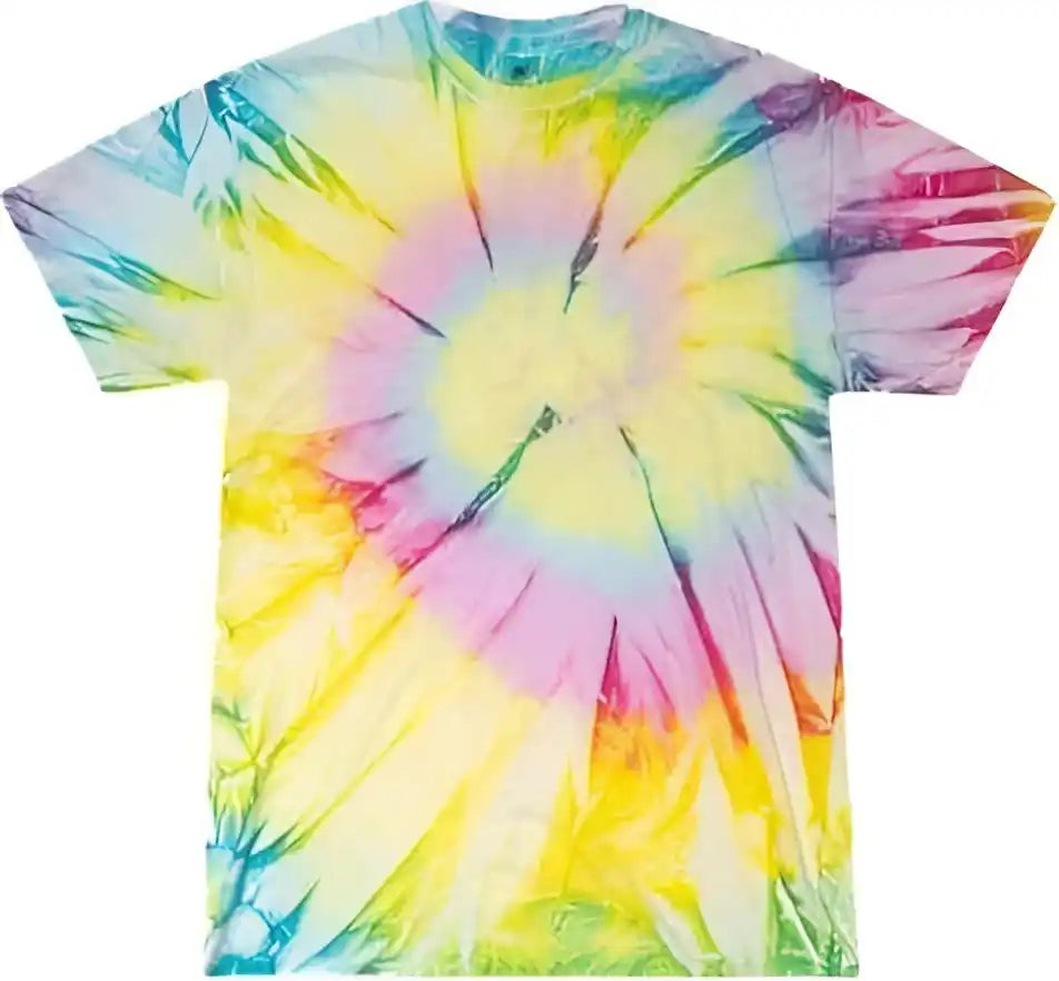 Colortone 1000 Multi Color Tie Dyed t Shirt Lollypop