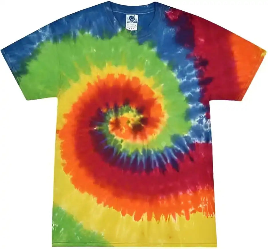 Colortone 1000 Multi Color Tie Dyed t Shirt Moondance