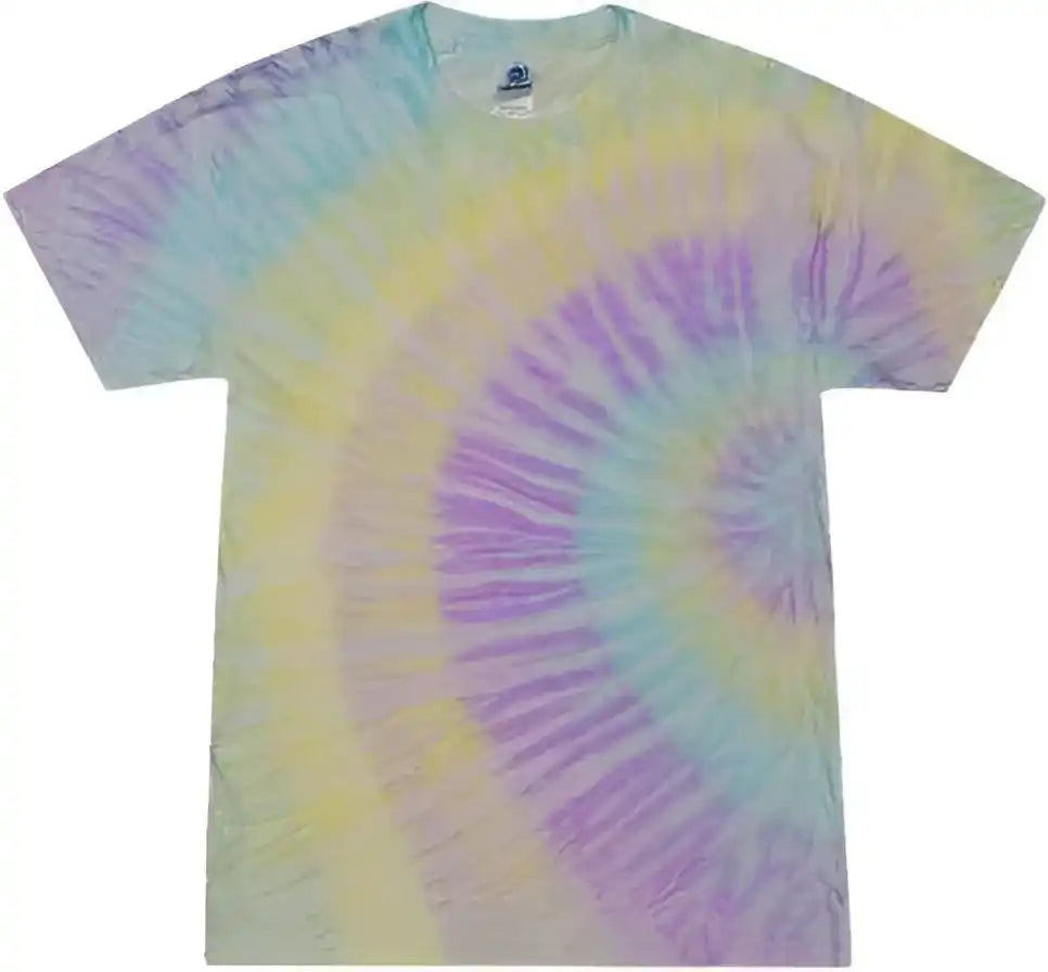 Colortone 1000 Multi Color Tie Dyed t Shirt Mystique