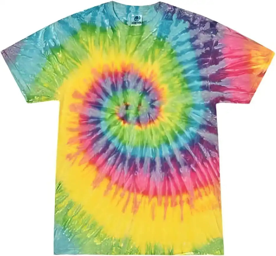 Colortone 1000 Multi Color Tie Dyed t Shirt Saturn
