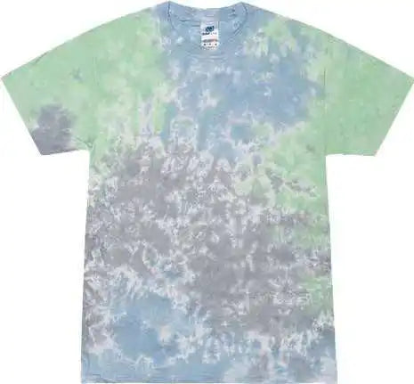 Colortone 1000 Multi-color Tie-dyed T-shirt - Slushy