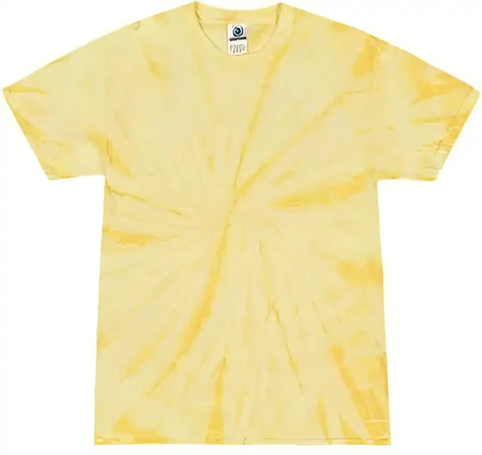 Colortone 1000 Multi Color Tie Dyed t Shirt Spider Dandelion
