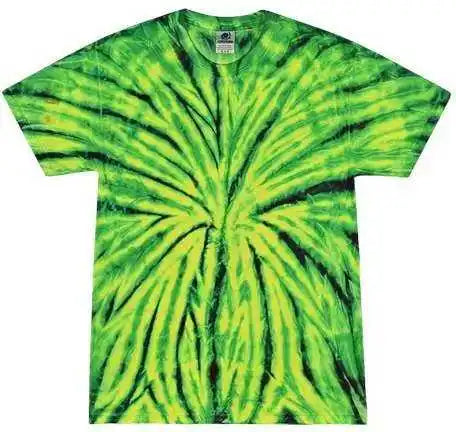 Colortone 1000 Multi-color Tie-dyed T-shirt - Wild Spider