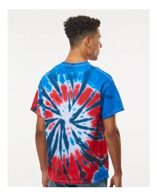Colortone 1000c Multi-color Tie-dyed T-shirt - 1000 - Independence