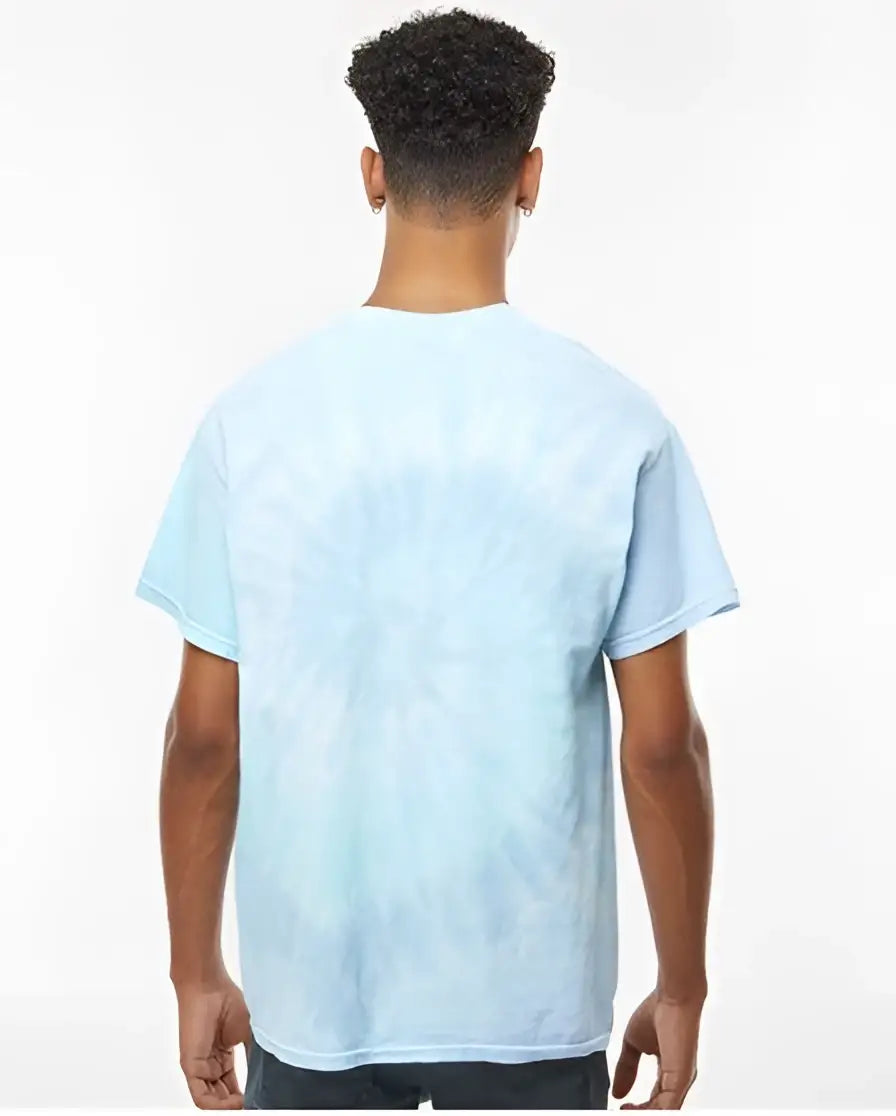 Colortone 1000c Multi-color Tie-dyed T-shirt - 1000 - Lagoon