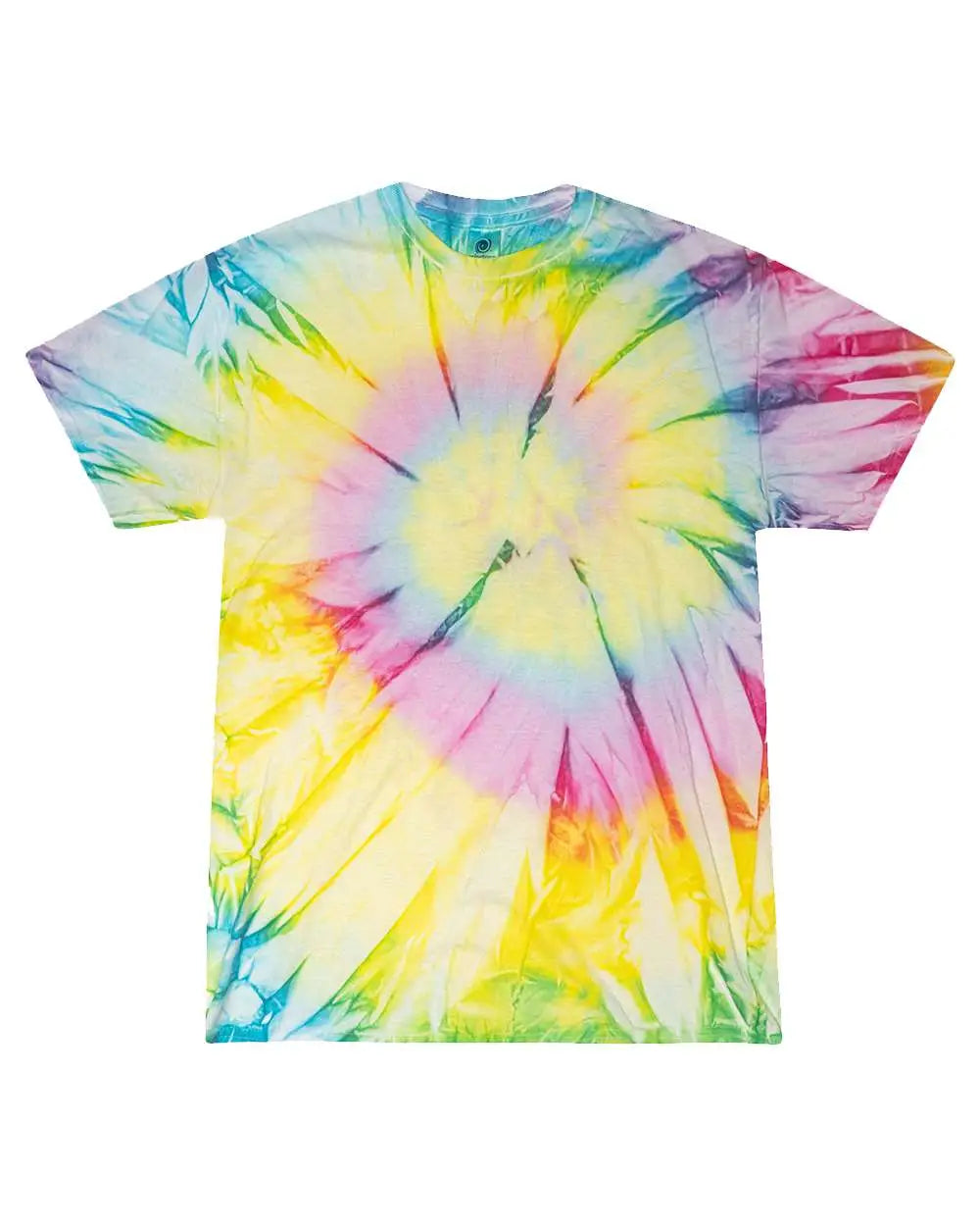Colortone 1000c Multi-color Tie-dyed T-shirt - 1000 - Lollypop - Adult s