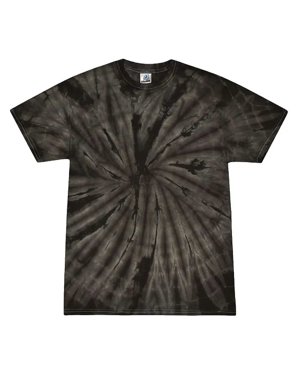 Colortone 1000c Multi-color Tie-dyed T-shirt - 1000 - Spider Black
