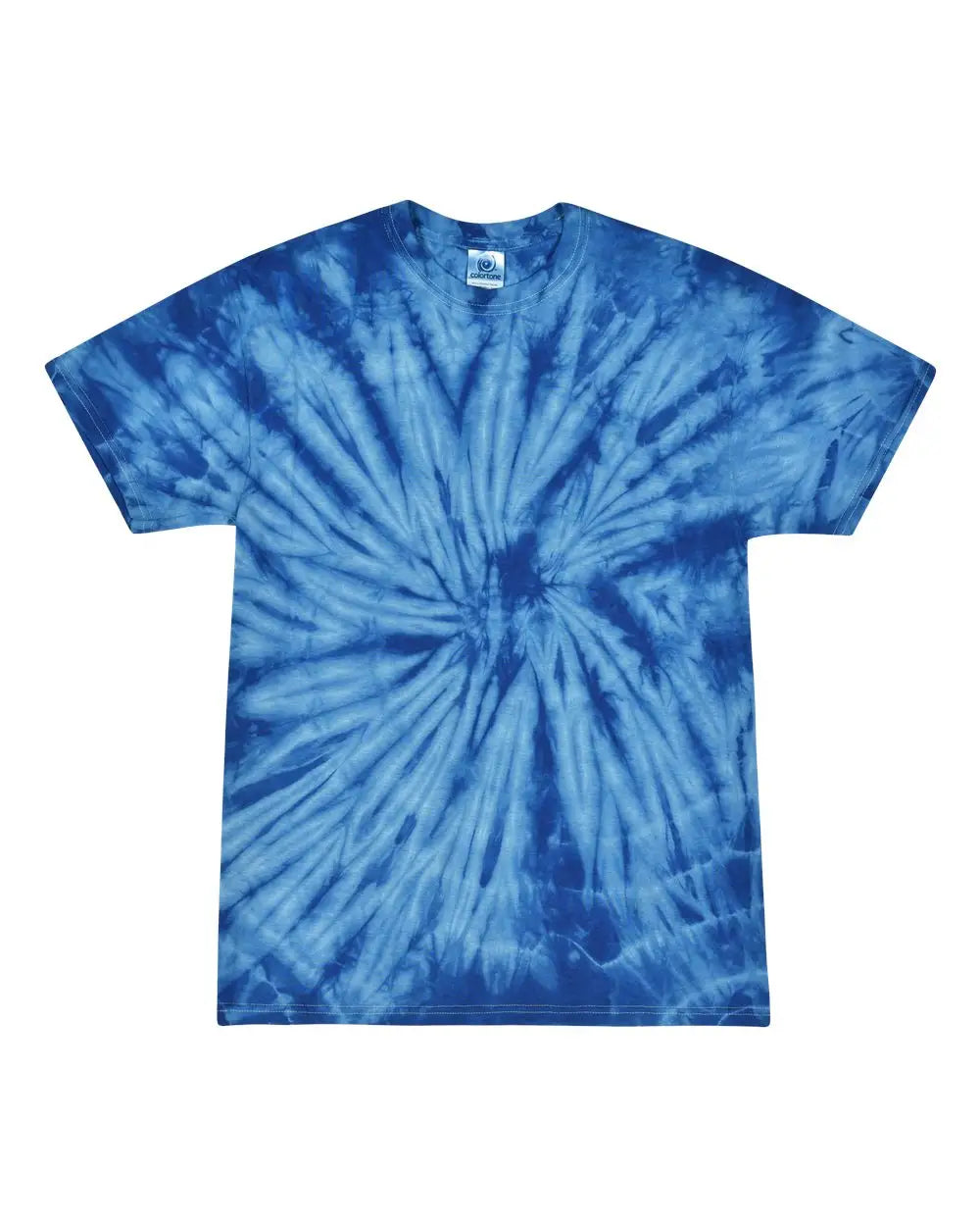 Colortone 1000c Multi-color Tie-dyed T-shirt - 1000 - Spider Royal