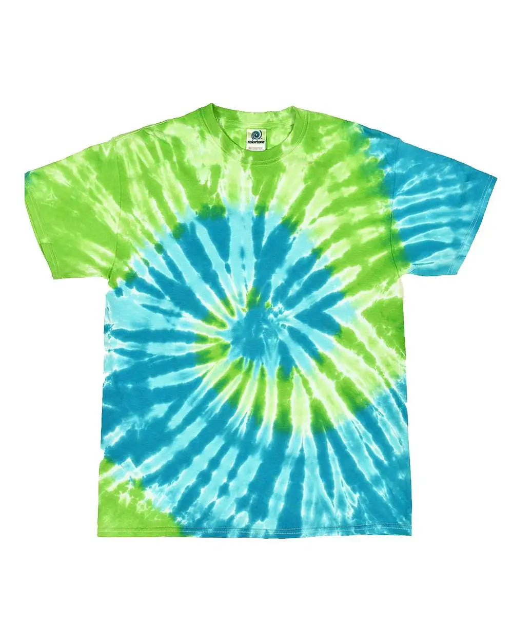 Colortone 1000c Multi-color Tie-dyed T-shirt - 1000 - St Lucia