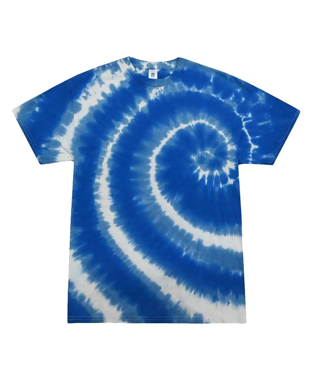 Colortone 1000c Multi-color Tie-dyed T-shirt - 1000 - Swirl Blue - Adult s