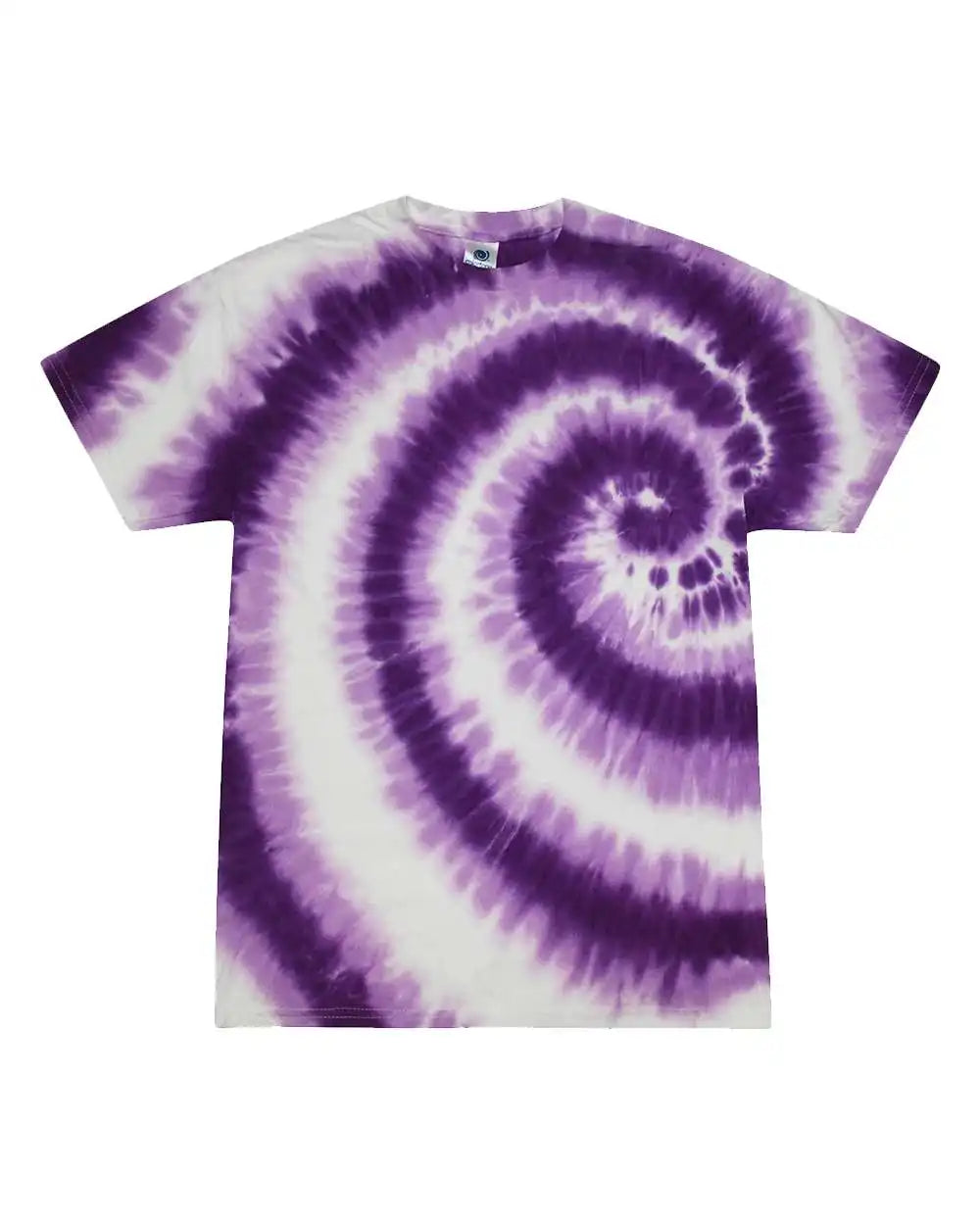 Colortone 1000c Multi-color Tie-dyed T-shirt - 1000 - Swirl Purple - s
