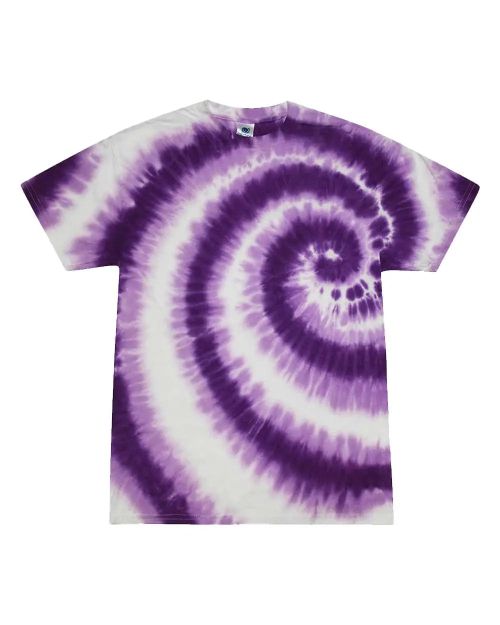 Colortone 1000c Multi-color Tie-dyed T-shirt - 1000 - Swirl Purple
