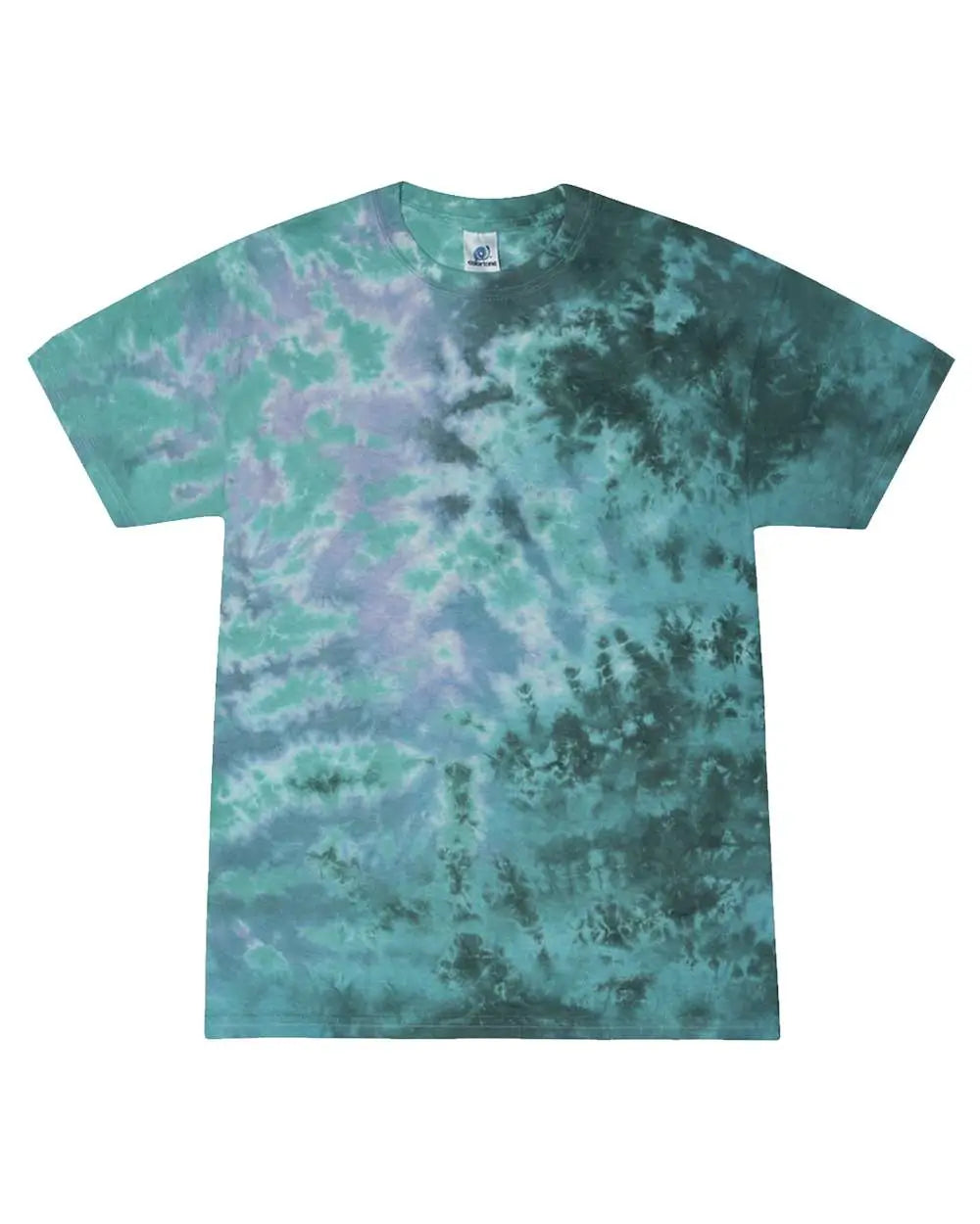 Colortone 1000c Multi-color Tie-dyed T-shirt - 1000 - Zero g - Adult s