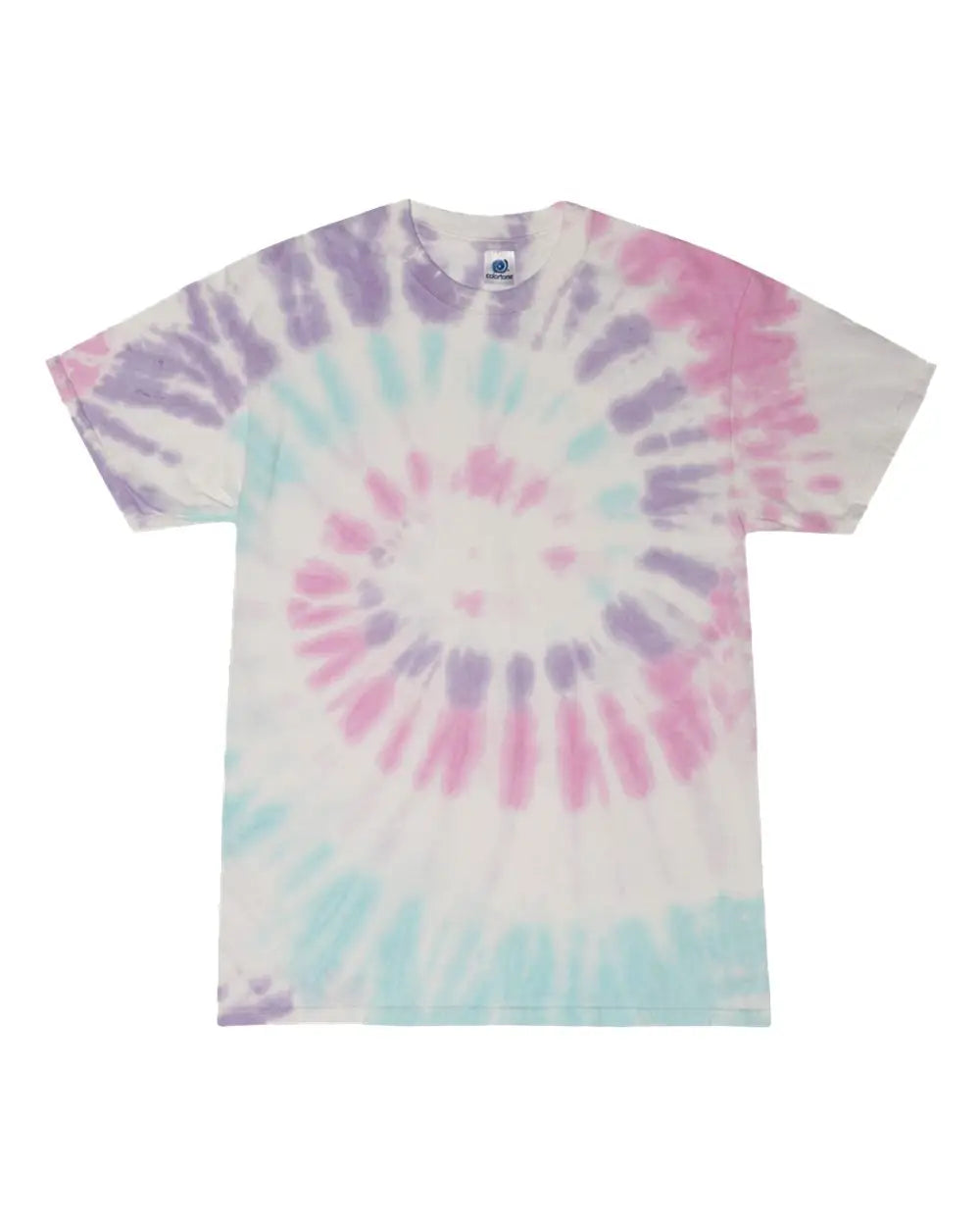 Colortone 1000y Youth Multi-color Tie-dyed T-shirt - Acadia
