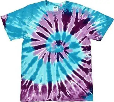 Colortone 1000y Youth Multi Color Tie Dyed t Shirt Barbados