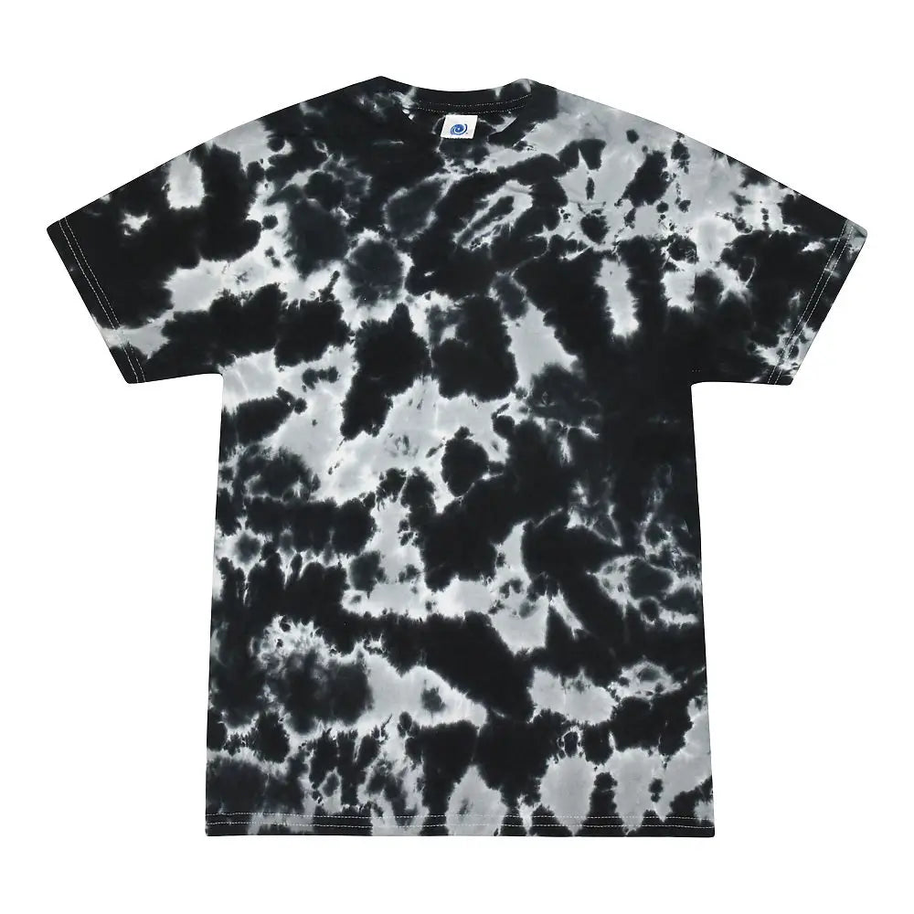 Colortone 1000y Youth Multi-color Tie-dyed T-shirt - Multi Black