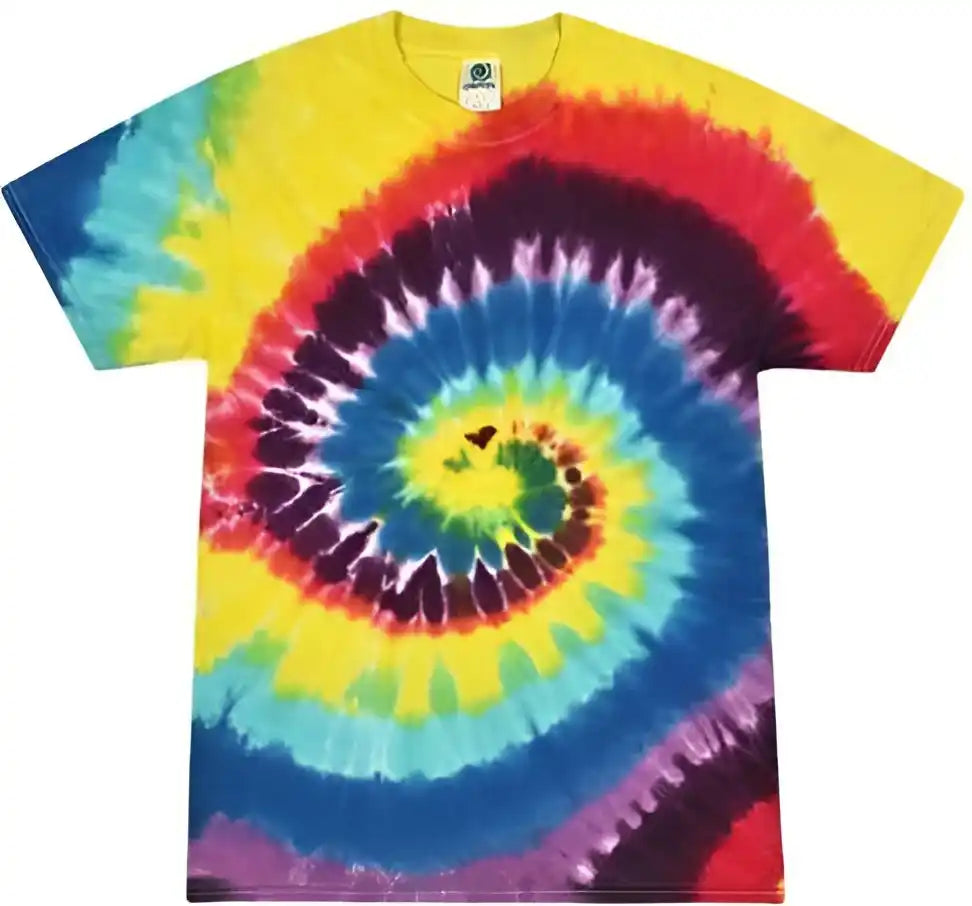 Colortone 1000y Youth Multi Color Tie Dyed t Shirt Carnival