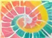 Colortone 1000y Youth Multi-color Tie-dyed T-shirt - Citrus