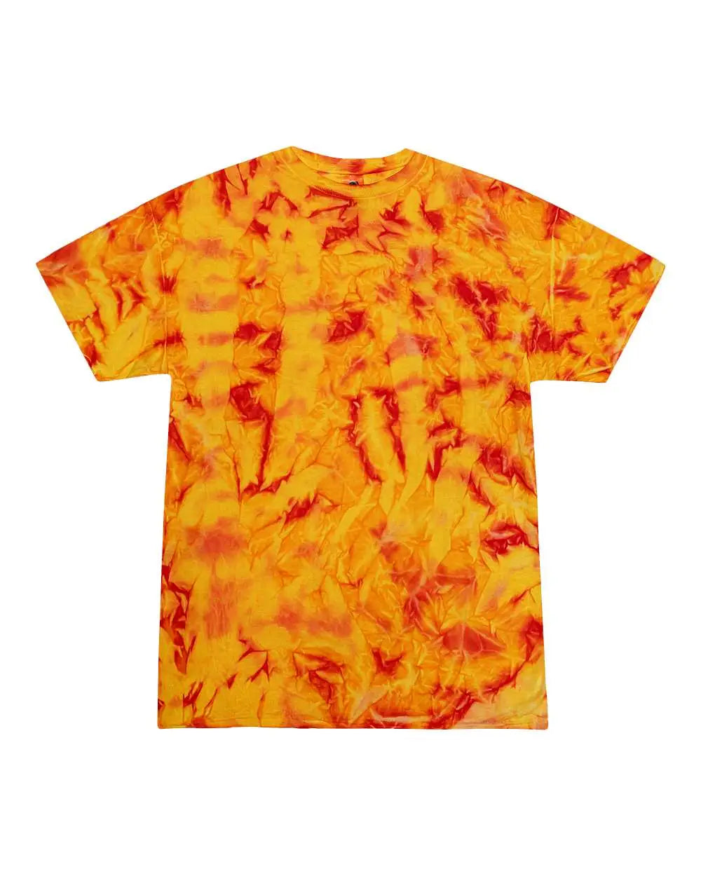Colortone 1000y Youth Multi-color Tie-dyed T-shirt - Fire