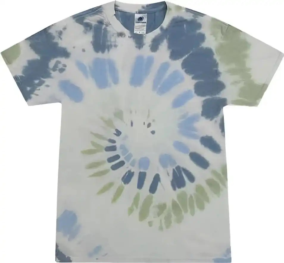 Colortone 1000y Youth Multi Color Tie Dyed t Shirt Grand Canyon