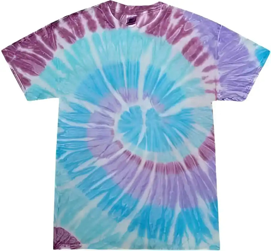 Colortone 1000y Youth Multi Color Tie Dyed t Shirt Jamberry