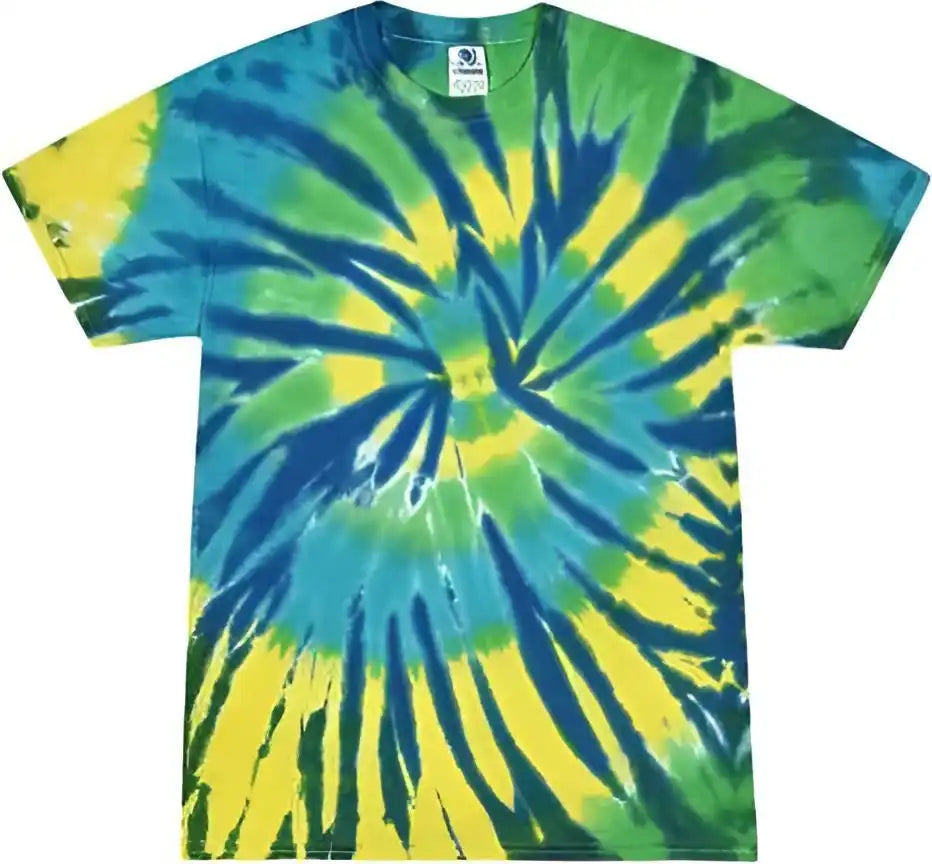 Colortone 1000y Youth Multi Color Tie Dyed t Shirt Karma