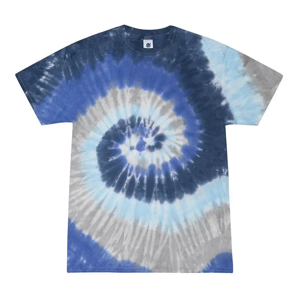 Colortone 1000y Youth Multi-color Tie-dyed T-shirt - Moonbeam