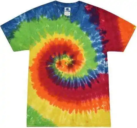 Colortone 1000y Youth Multi-color Tie-dyed T-shirt - Moondance
