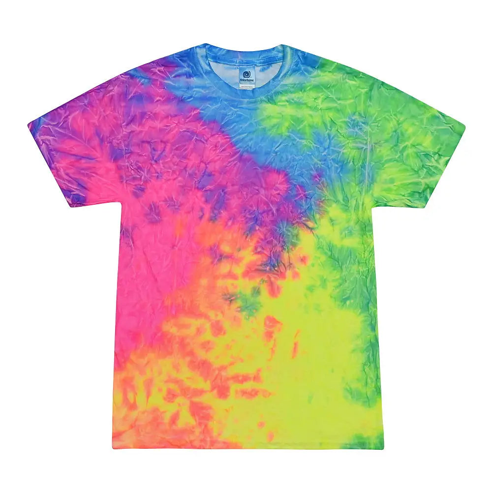 Colortone 1000y Youth Multi-color Tie-dyed T-shirt - Quest