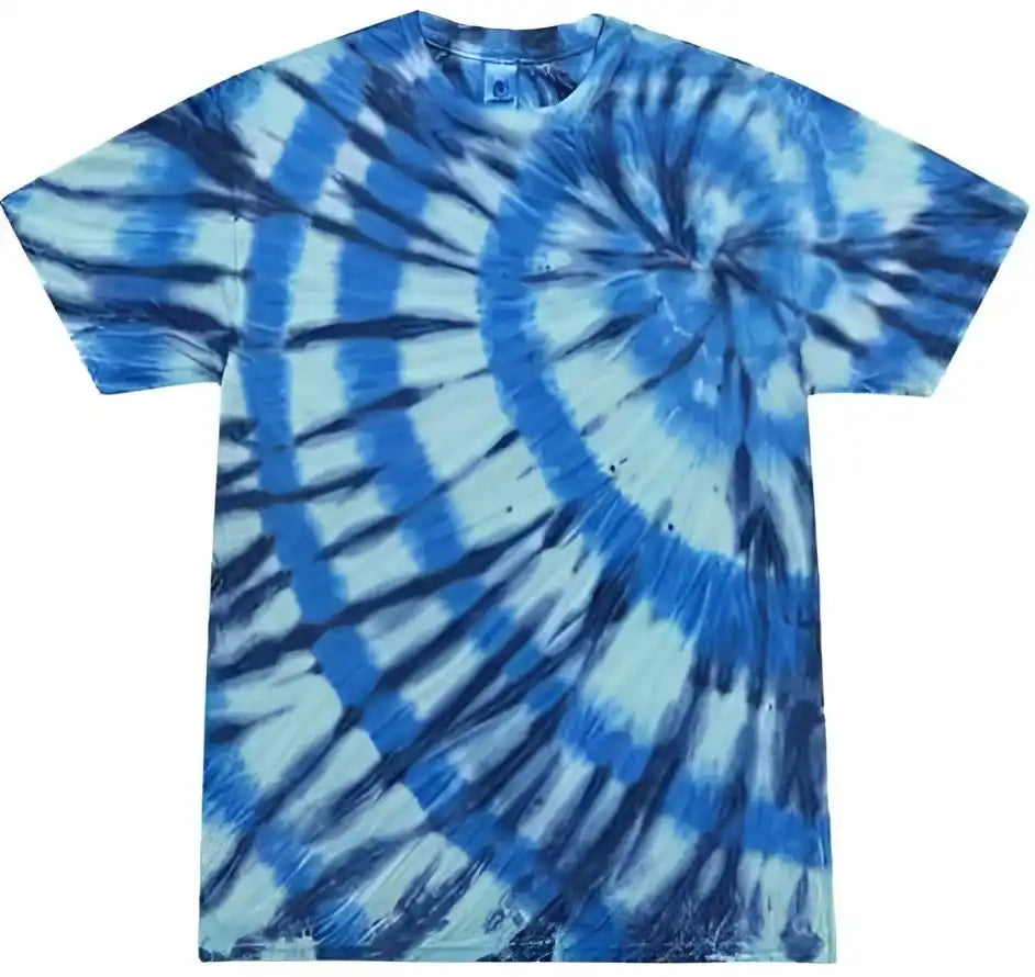 Colortone 1000y Youth Multi Color Tie Dyed t Shirt Serenity