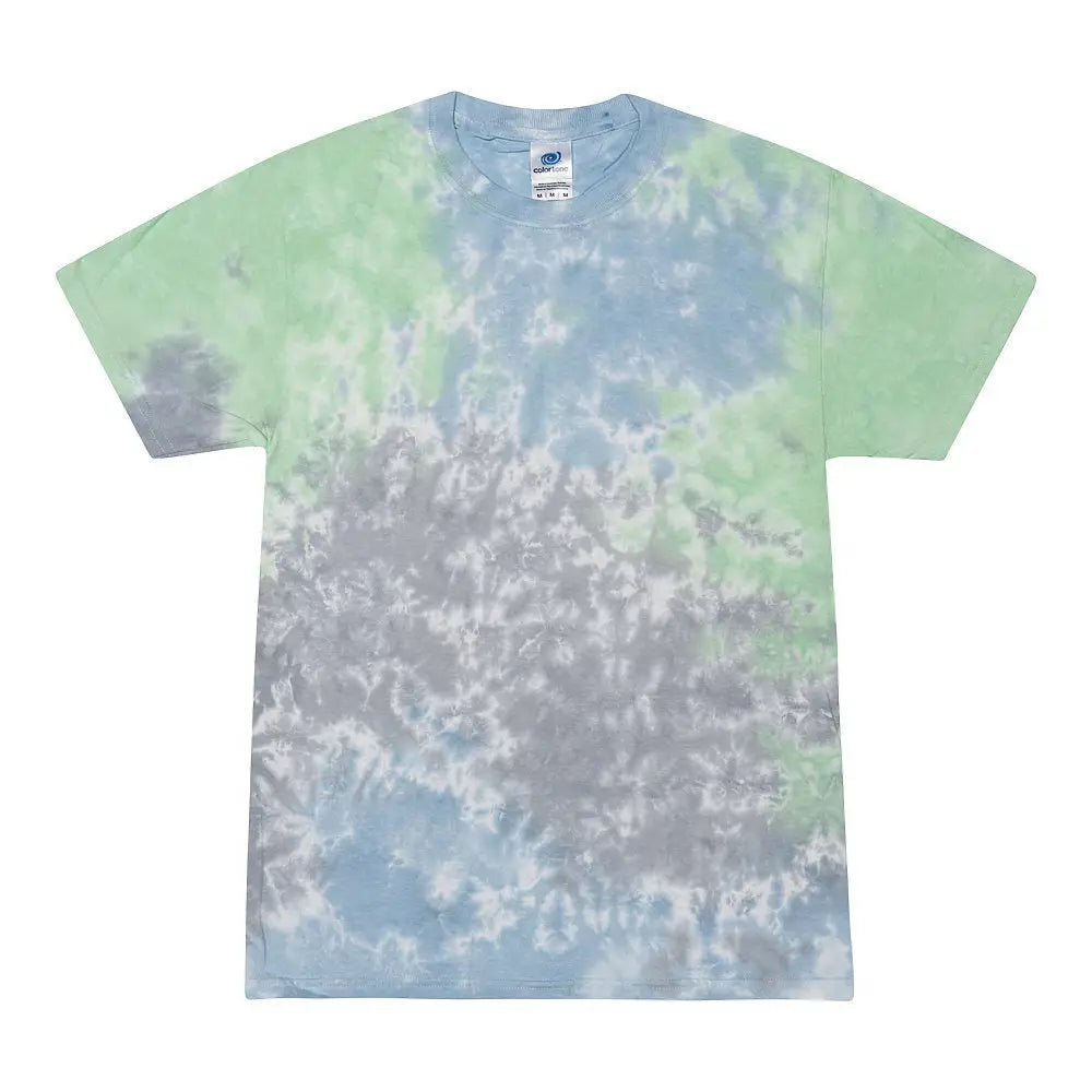 Colortone 1000y Youth Multi-color Tie-dyed T-shirt - Slushy