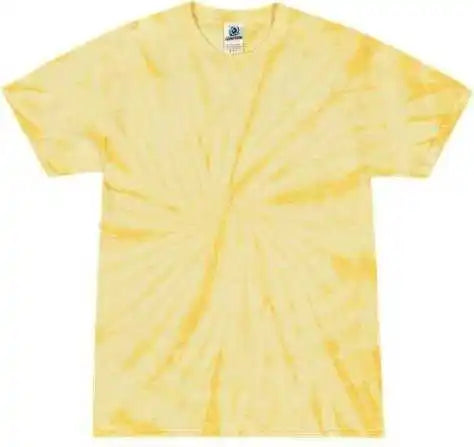 Colortone 1000y Youth Multi-color Tie-dyed T-shirt - Spider Dandelion