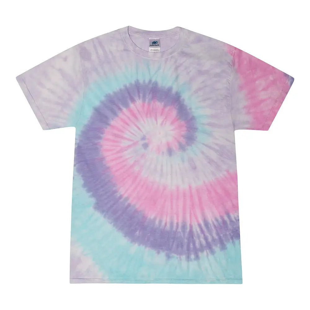 Colortone 1000y Youth Multi-color Tie-dyed T-shirt - Unicorn
