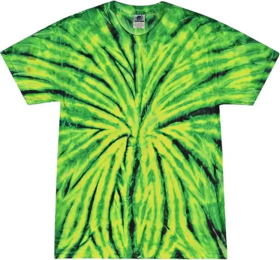 Colortone 1000y Youth Multi Color Tie Dyed t Shirt Wild Spider