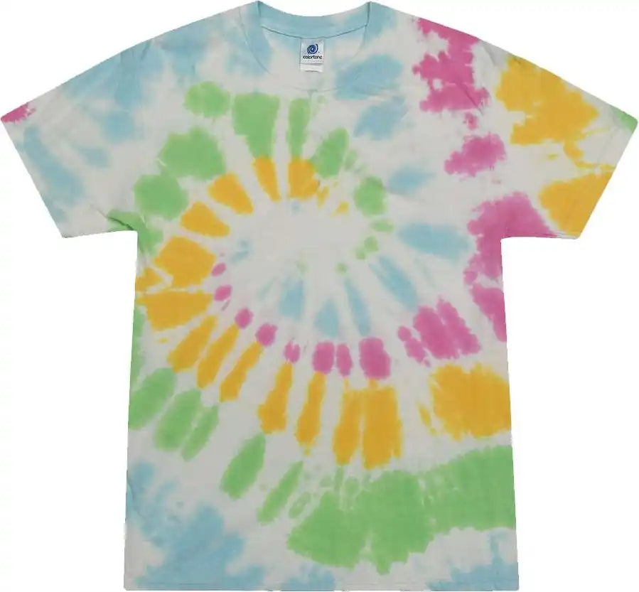 Colortone 1000y Youth Multi Color Tie Dyed t Shirt Yosemite
