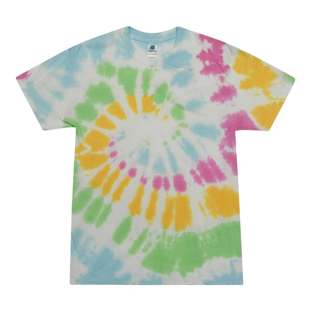 Colortone 1000y Youth Multi-color Tie-dyed T-shirt - Yosemite