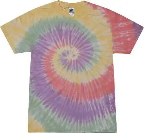 Colortone 1000y Youth Multi-color Tie-dyed T-shirt - Zen Rainbow