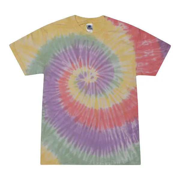 Colortone 1000y Youth Multi-color Tie-dyed T-shirt - Zen Rainbow
