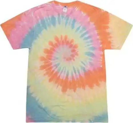 Colortone 1090 Festival Tie Dyed t Shirt Pastel