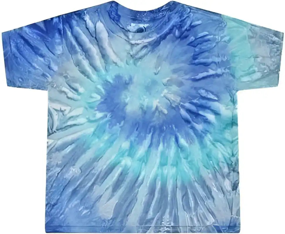 Colortone 1160 Toddler Tie Dyed t Shirt Blue Jerry