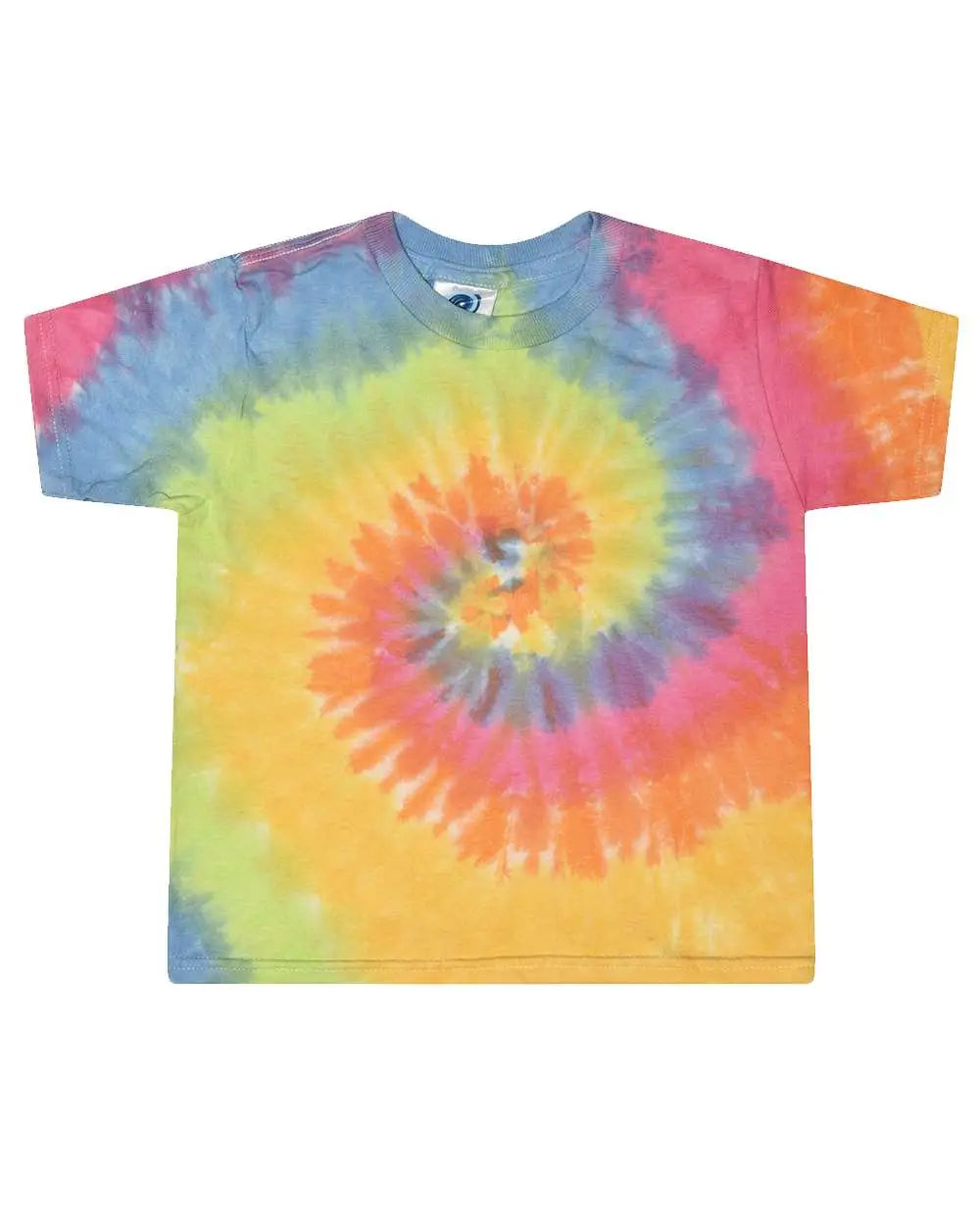 Colortone 1160 Toddler Tie-dyed T-shirt - Eternity - Multi-colored / 4t