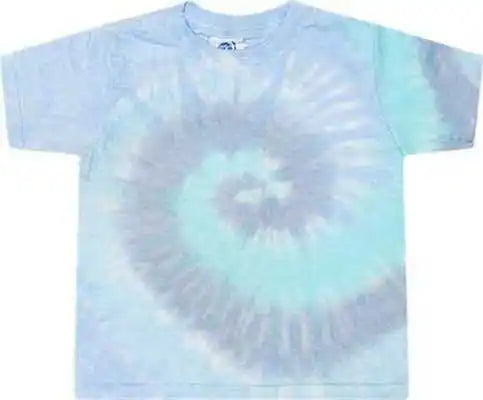 Colortone 1160 Toddler Tie Dyed t Shirt Lagoon