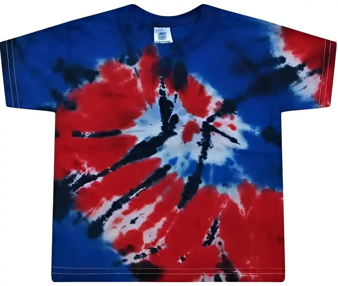 Colortone 1160 Toddler Tie Dyed t Shirt Prism