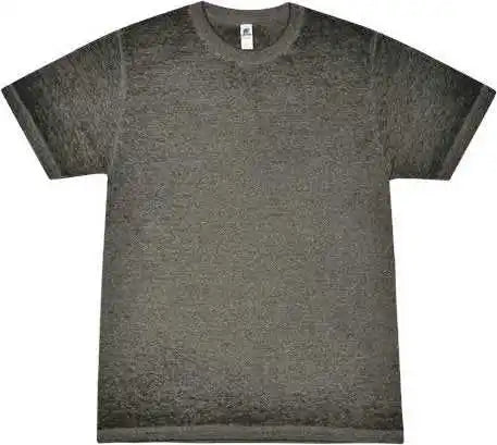 Colortone 1350 Acid Wash Burnout t Shirt Twilight Black