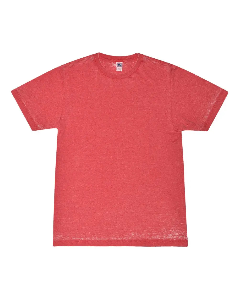 Colortone 1350a Acid Wash Burnout T-shirt - 1350 - Ruby - Adult s