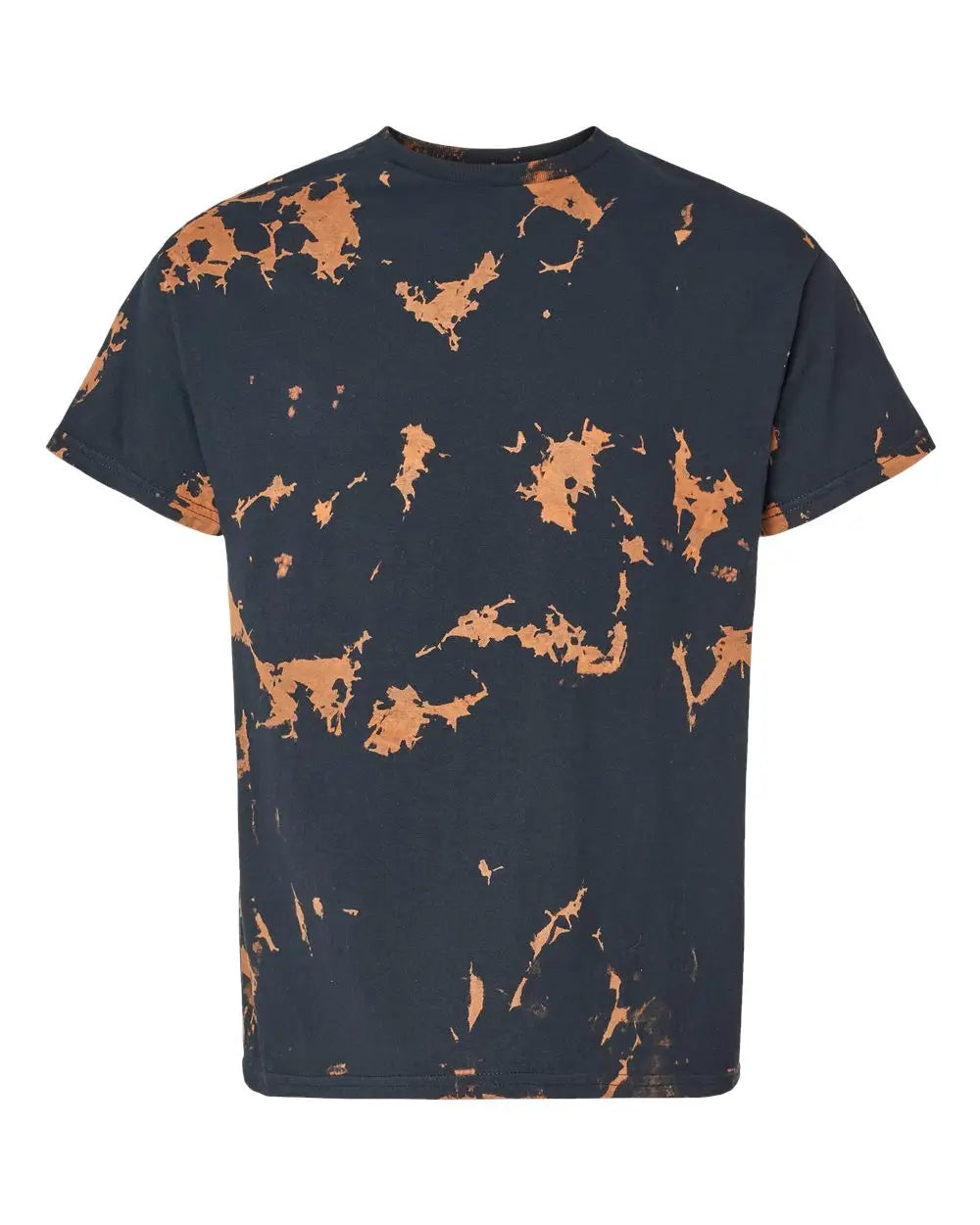 Colortone 1385 Unisex Bleach out Dyed T-shirt - Black - Adult s